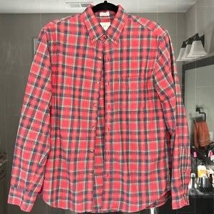 J Crew Brushed Twill Slim Untucked Flannel